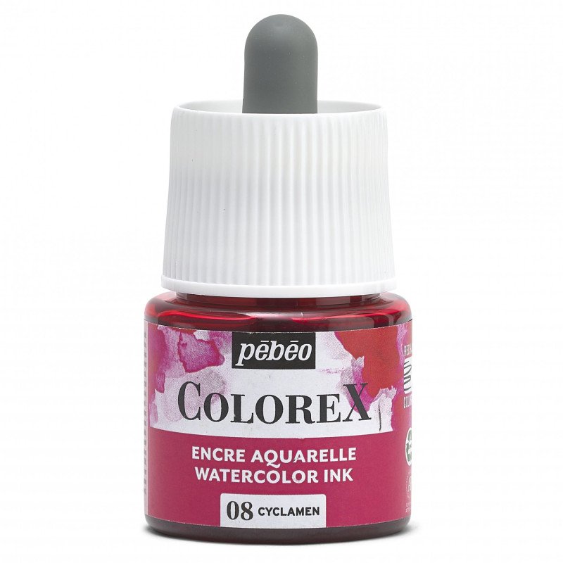 Pebeo Colorex Watercolour ink 45 ml - 08 - Cyclamen - Inchiostro
