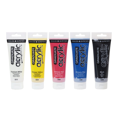 Daler-Rowney Graduate Acrylic Paint 120 ml - sortiment - Akrylmaling