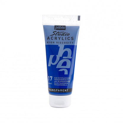 Pebeo Studio Acrylic paint 100 ml - 17 - Phtalocyaanblauw - Akrylfärg