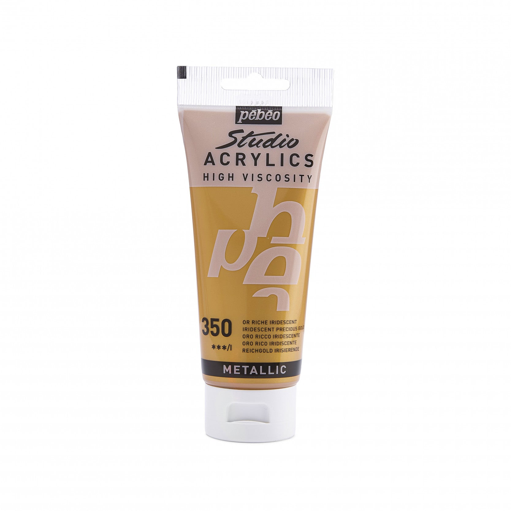 Pebeo Studio Acrylic paint 100 ml - 350 - Rijkgoud - Akrylfärg