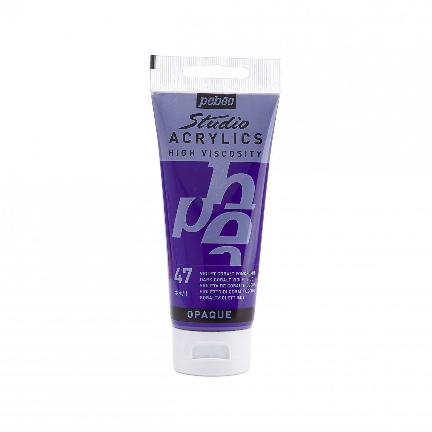 Pebeo Studio Acrylic paint 100 ml - 47 - djup kobolt violett nyans - Akrylfärg