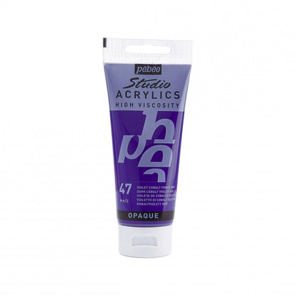 Pebeo Studio Acrylic paint 100 ml - 47 - djup kobolt violett nyans - Akrylfärg