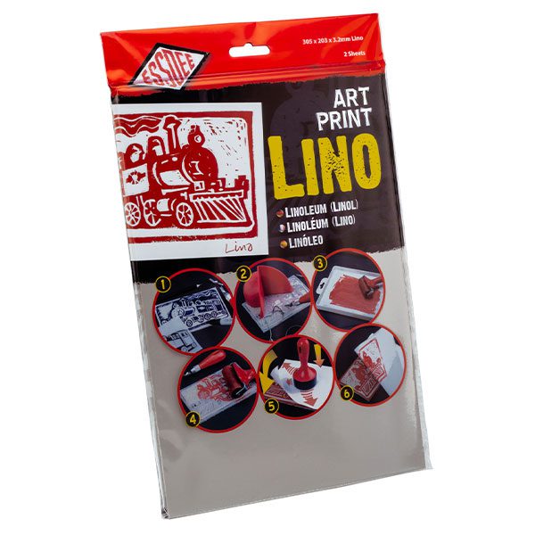 Essdee Art Print linoleum, confezione di 2 lastre da 305 × 203 mm, spessore 3,2 mm