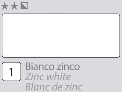 Divolo Accademia Oil paint 20 ml - Zinc bianco - Colori a olio
