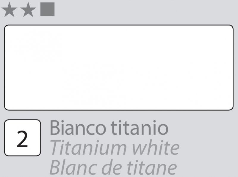 Divolo Accademia Oil paint 20 ml - titanio bianco - Colori a olio