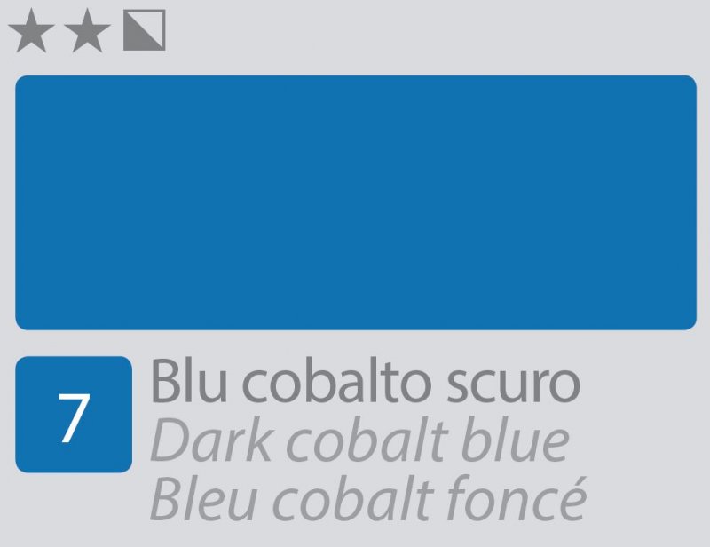 Divolo Accademia Oil paint 20 ml - scuro cobalto blu - Colori a olio