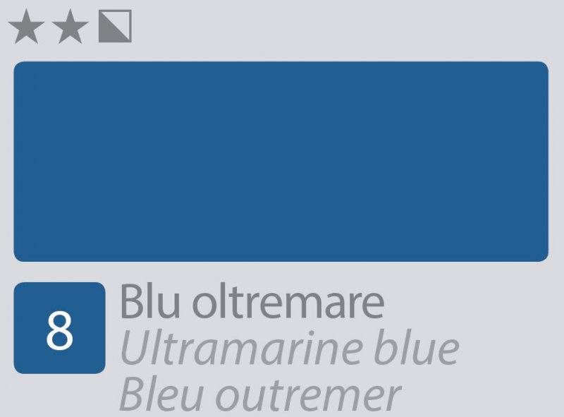 Divolo Accademia Oil paint 20 ml - blu oltremare blu - Colori a olio