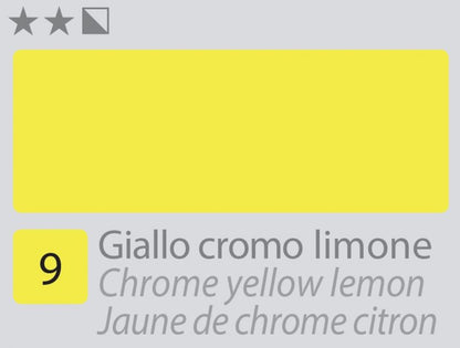 Divolo Accademia Oil paint 20 ml - Chrome giallo giallo limone - Colori a olio