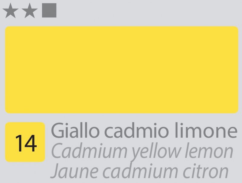 Divolo Accademia Oil paint 20 ml - cadmio giallo giallo limone - Colori a olio