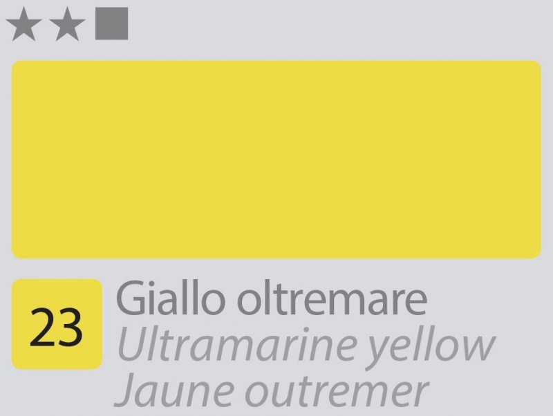 Divolo Accademia Oil paint 20 ml - blu oltremare giallo - Colori a olio