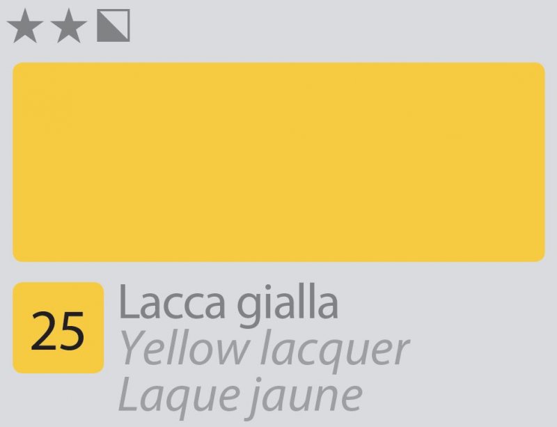 Divolo Accademia Oil paint 20 ml - giallo Lacquer - Colori a olio