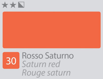 Divolo Accademia Oil paint 20 ml - Saturn rosso - Colori a olio
