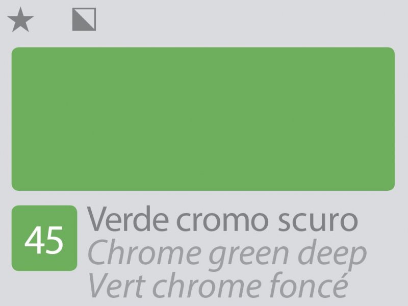 Divolo Accademia Oil paint 20 ml - Chrome verde intenso - Colori a olio