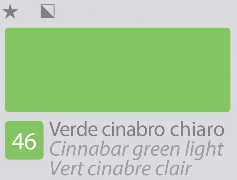 Divolo Accademia Oil paint 20 ml - Cinnabar verde chiaro - Colori a olio