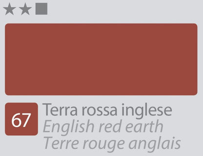 Divolo Accademia Oil paint 20 ml - English rosso Earth - Colori a olio
