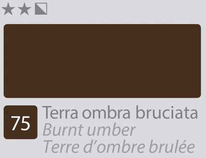 Divolo Accademia Oil paint 20 ml - Burnt terra d'ombra - Colori a olio