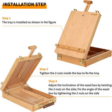 Meeden Large Studio Sketch Box Easel with Storage Box - Staffelier