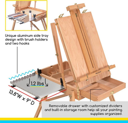 Meeden French easel with folding legs - Staffelier