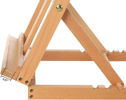 Meeden Heavy-Duty Tabletop Studio H-Frame Wooden Easel - Staffelier
