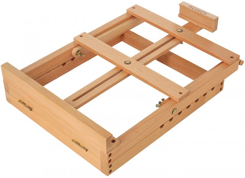 Meeden Heavy-Duty Tabletop Studio H-Frame Wooden Easel