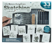 R&L Sketching Made Easy Animals Activity Pack - Kreative sæt til børn