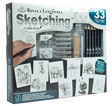 R&L Sketching Made Easy Animals Activity Pack - Kreative sæt til børn
