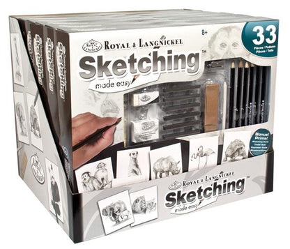 R&L Sketching Made Easy Animals Activity Pack - Kreative sæt til børn