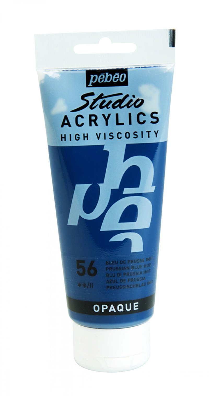 Pebeo Studio Acrylic paint 100 ml - Prussian blå nyans - Akrylfärg