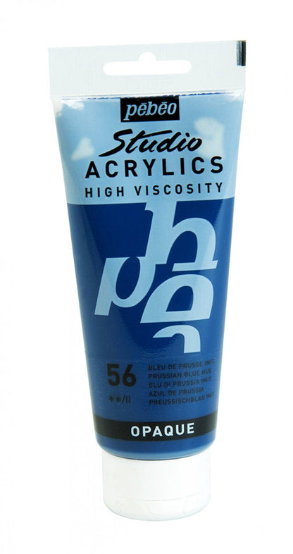 Pebeo Studio Acrylic paint 100 ml - Prussian blå nyans - Akrylfärg