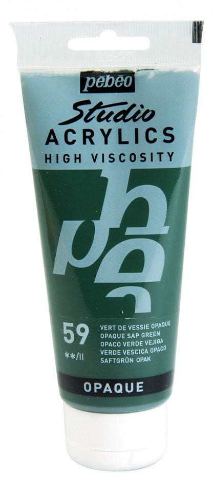 Pebeo Studio Acrylic paint 100 ml - 59 - täckande Sap grön - Akrylfärg