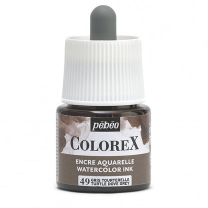 Pebeo Colorex Watercolour ink 45 ml - 49 - Dove grigio - Inchiostro