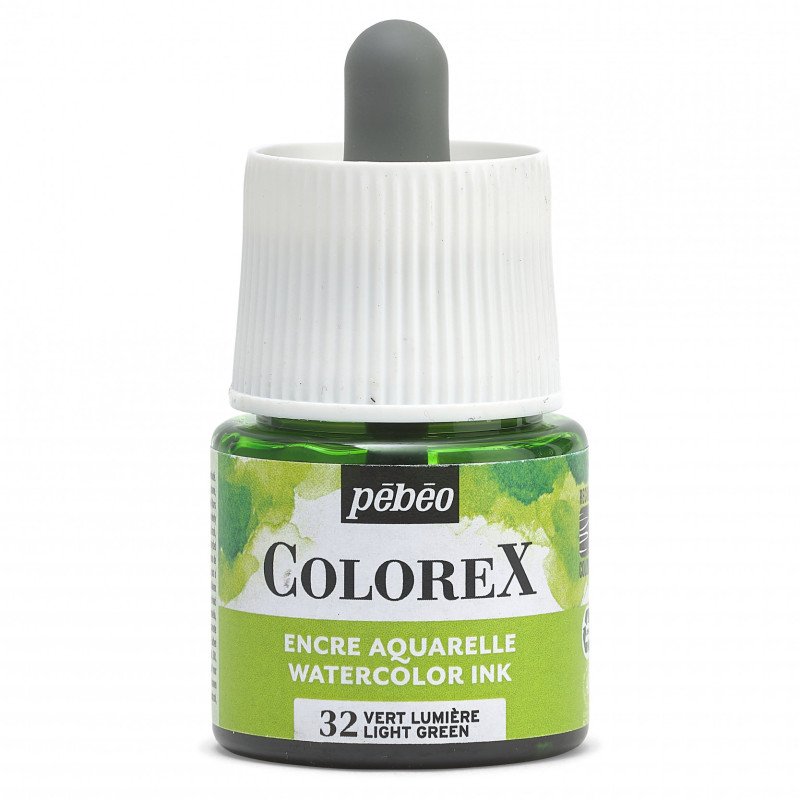 Pebeo Colorex Watercolour ink 45 ml - 32 - chiaro verde - Inchiostro