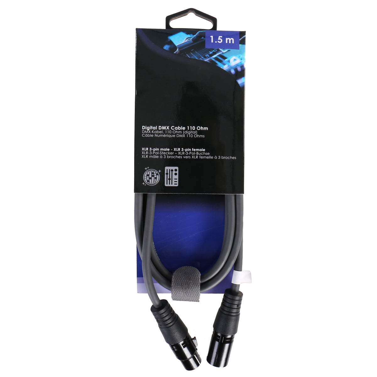 XLR Cable 3-Pin XLR Male to Female 1.5m — 4