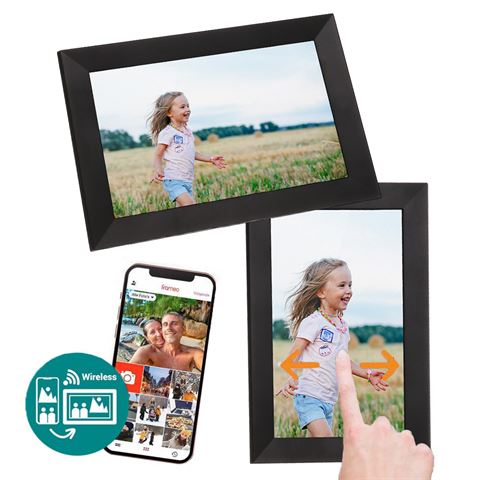 Frameo Digital fotoram HF-101B Svart 10.1 Tum