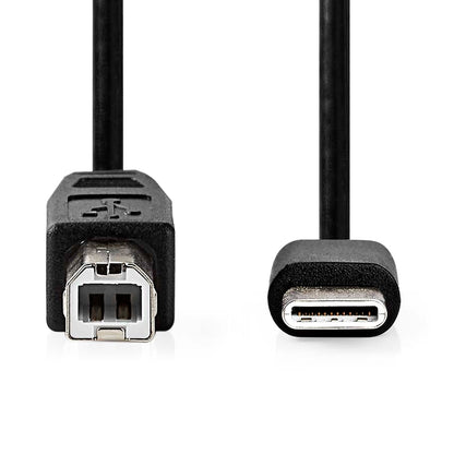 USB Kabel 2m USB-C til USB-B — 2