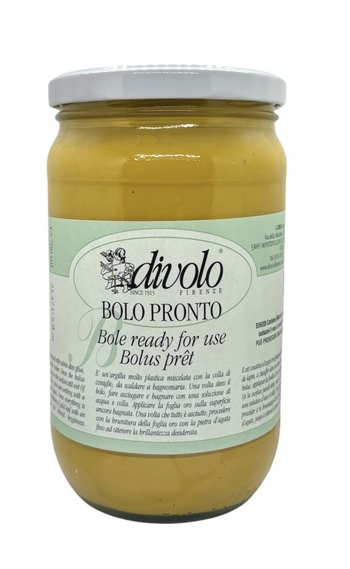 Divolo Ready-to-use Poliment Gilding ground - 700 ml - keltainen okra - Kultaus