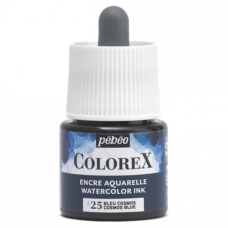 Pebeo Colorex Watercolour ink 45 ml - 25 - Cosmos blu - Inchiostro