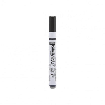 Pebeo Porcelaine 150 Marker Fine Tip 0.7 mm - Anthracite musta - Lasi- ja posliinimaalit