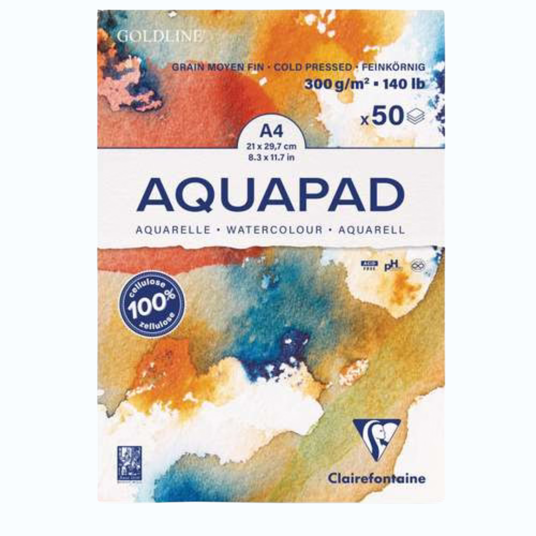 Clairefontaine Goldline Aquapad 300g aquarelpapier varten cyanotype - Syanotypiapaperi