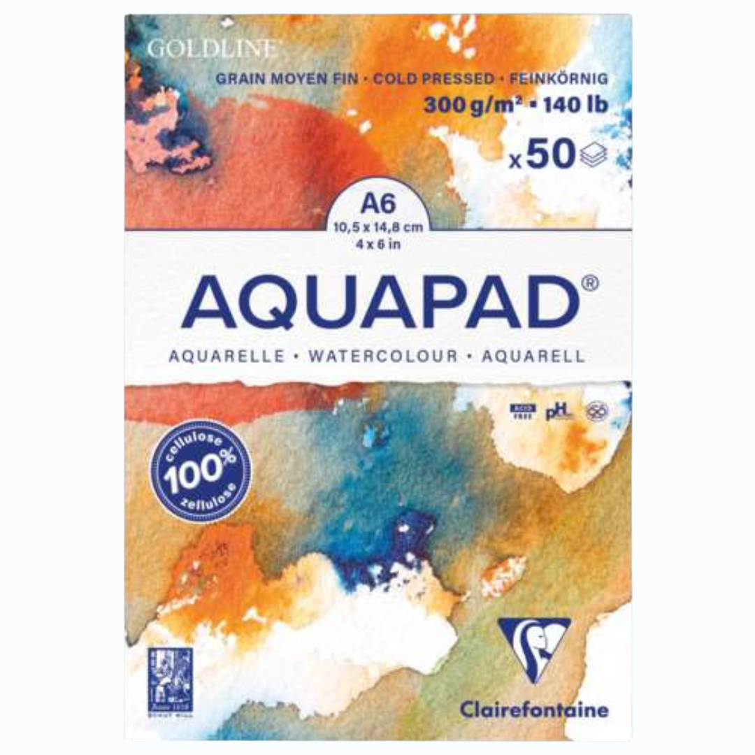 Premium zuurvrij Paperi for cyanotypie – Clairefontaine Aquapad - Syanotypiapaperi