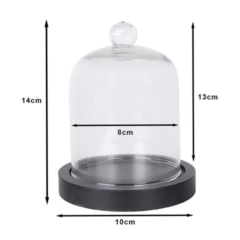 Clayre Eef Cloche 6GL4038 Svart 10x14 cm — 2