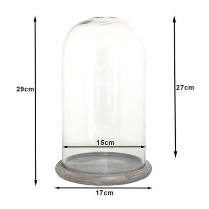 Clayre Eef Cloche 6GL3536 Transparent 17x29 cm — 2
