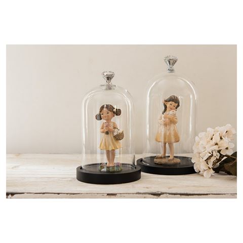 Clayre Eef 6GL2544 Glas Cloche Transparent 14x25 cm — 3