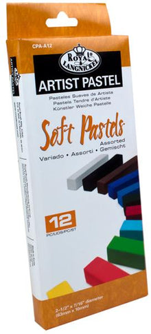 Royal & Langnickel Soft Pastel Assorted - 12 Pack - Pastelkridt
