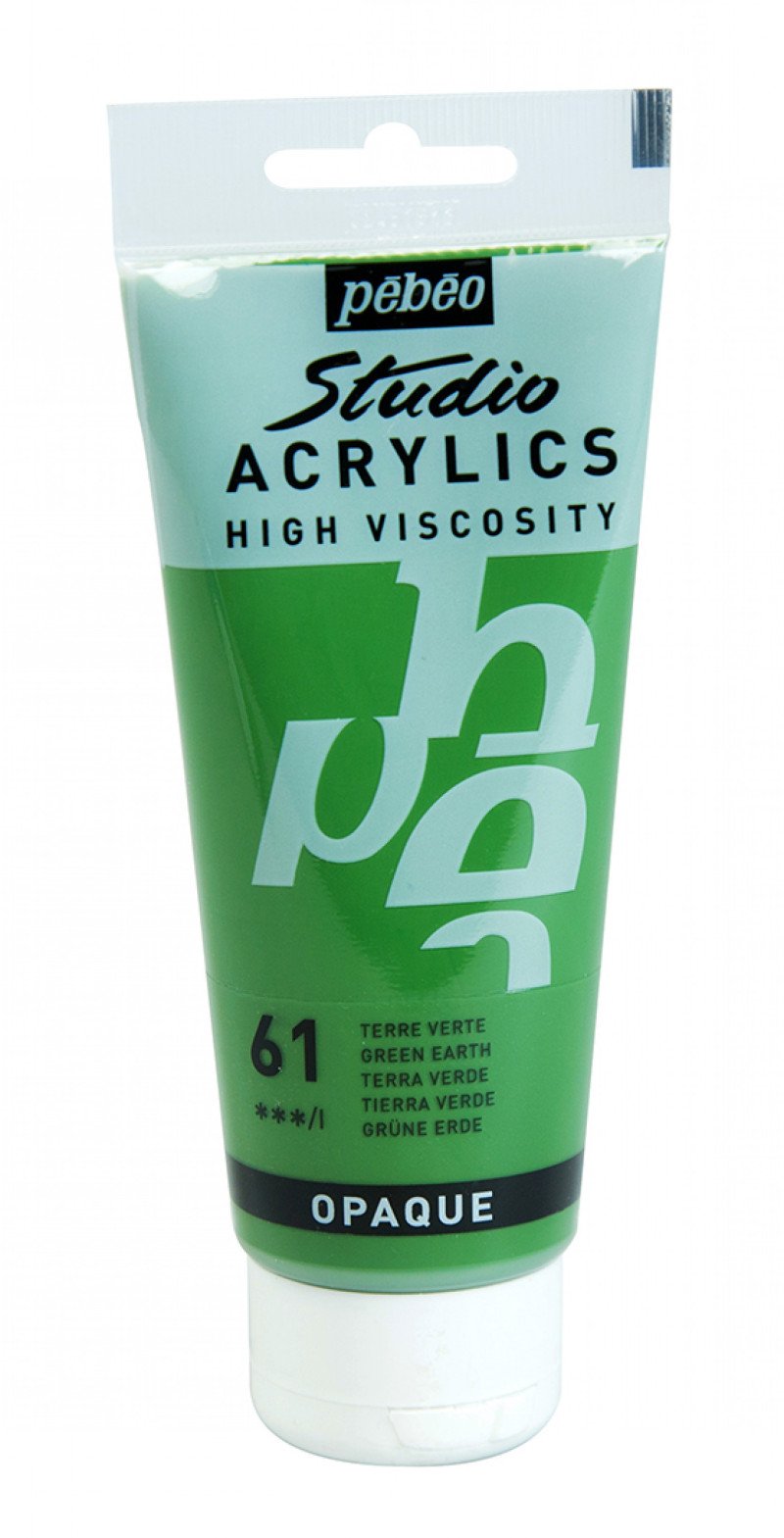 Pebeo Studio Acrylic paint 100 ml - 61 - Groene aarde - Akrylfärg