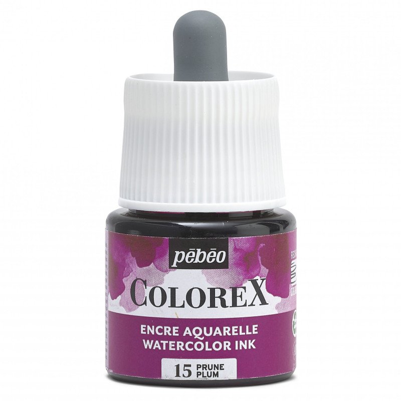 Pebeo Colorex Watercolour ink 45 ml - 15 - Pruim - Inchiostro