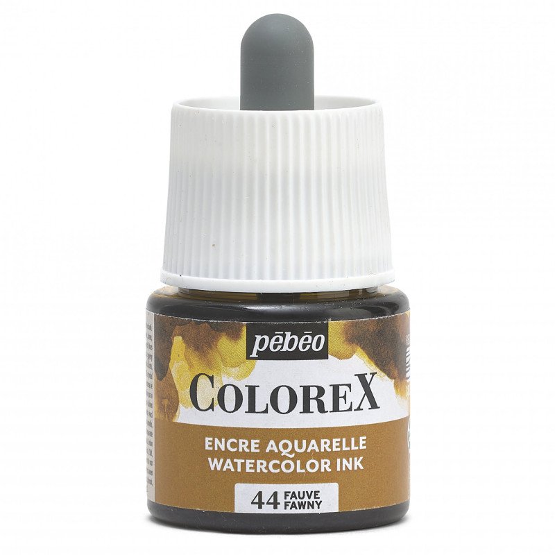 Pebeo Colorex Watercolour ink 45 ml - 44 - Fauve - Inchiostro