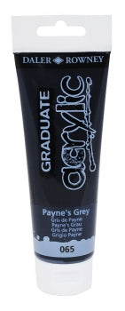 Daler-Rowney Graduate Acrylic Paint 120 ml - Payne's grå - Akrylmaling