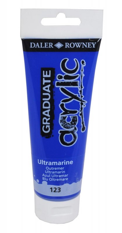 Daler-Rowney Graduate Acrylic Paint 120 ml - ultramarinblå - Akrylmaling