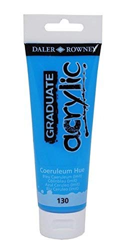 Daler-Rowney Graduate Acrylic Paint 120 ml - Coeruleum blå - Akrylmaling